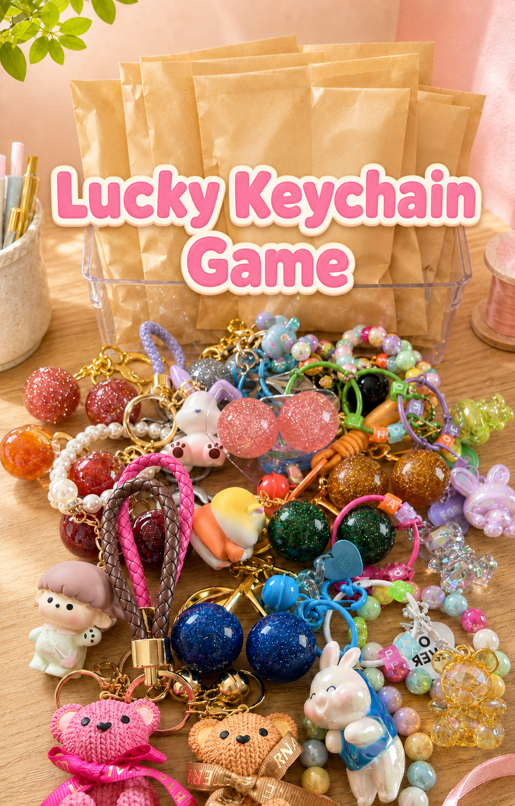 ✨ NEW ARRIVAL – Lucky Keychain Game ✨