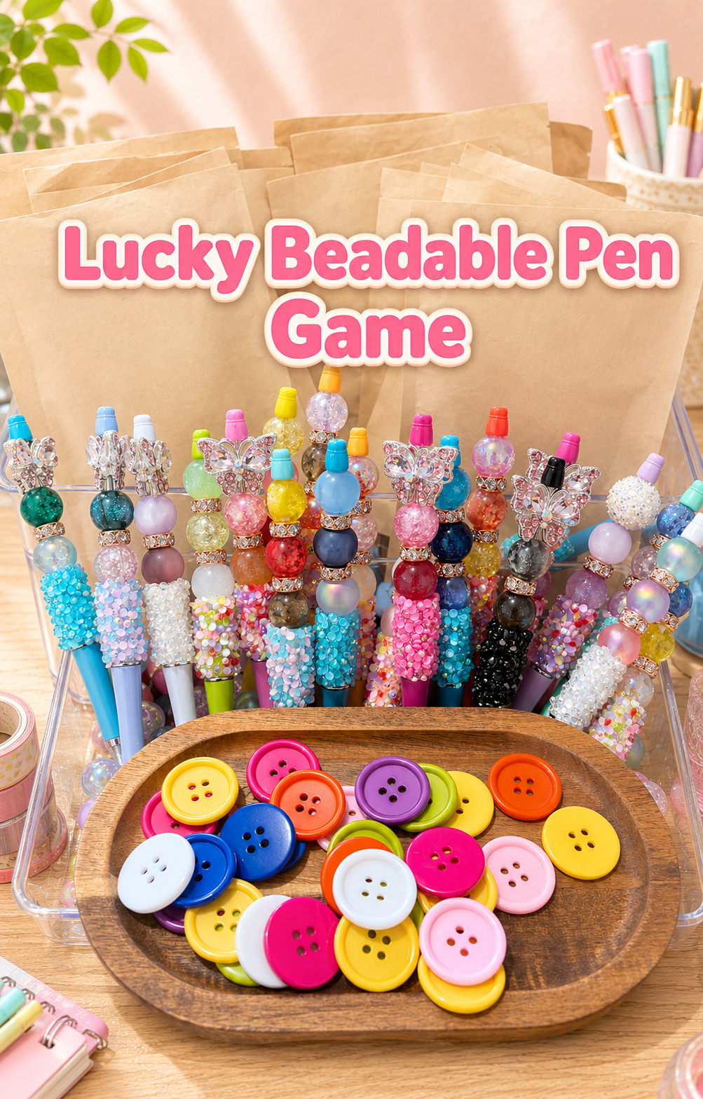 Lucky Beadable pen GAME ✨FREE unboxing video